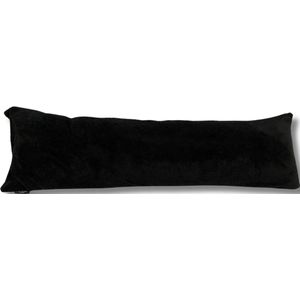 Teddy Fleece Body Pillow Sloop Zwart 40 x 145 cm