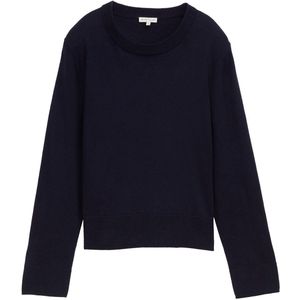 TOM TAILOR - Trui - Navy - Knitwear - Lange Mouw - Normale Pasvorm
