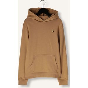 Lyle & Scott Pullover Hoodie Boys Truien & Vesten Jongens - Sweater - Hoodie - Vest- Camel - Maat 128/134