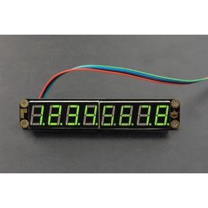 Gravity: 8-Digital LED Segment Display Module Groen (Green) DFR0646-G