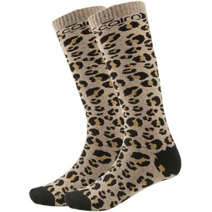 Cairn Skisokken Kinderen - 2 paar - Panterprint - Maat 19/22