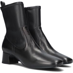 Unisa Lemico Enkellaarsjes - Enkelboots met rits - Dames - Zwart - Maat 38,5