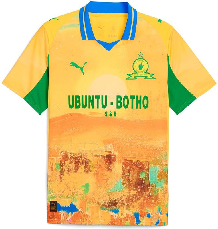 PUMA - Mamelodi Sundowns FC Shirt - Polyester - Geel
