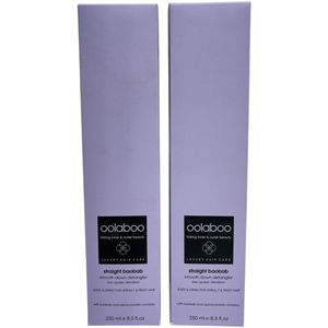 2x Oolaboo Straight Baobab Smooth Down Detangler 250 ml