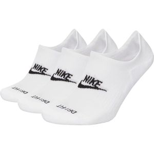 NIKE Everyday Plus Cushioned Sokken Mannen White / Black - Maat 46-50