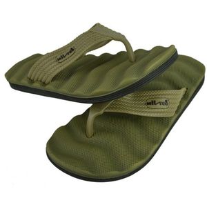 Teenslippers legergroen leger Army Mil-Tec maat 39