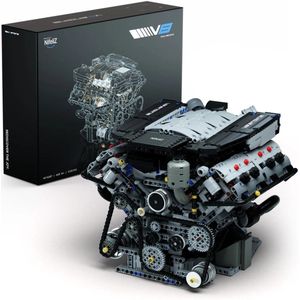 Nifeliz V8 Technic Motorblok bouwpakket - 2725 onderdelen - Schaalmodel - Speelgoed - functionerende onderdelen - inclusief sorteer doosjes - voor hobbyisten - voor volwassenen - voor jongeren