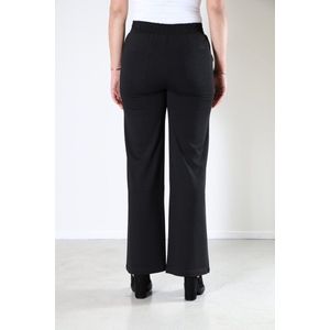 New Star dames broek - broek wijd model dames - Dorian - zwart - lengte 32 - maat 32