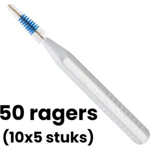 Lactona Easygrip Ragers Conisch-Easygrip A 2.5-5mm - Wit - 10 x 5 stuks - Voordeelpakket