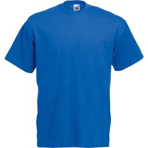Fruit Of The Loom Heren Valueweight T-shirt met korte mouwen (Royaal Blauw)
