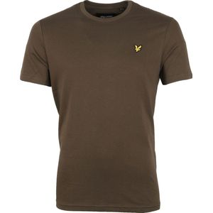 Lyle and Scott - T-shirt Olive - Heren - Maat XS - Modern-fit