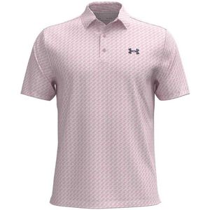 Under Armour Golf Playoff 3.0 Printed Korte Mouw Poloshirt Roze L / Regular Man