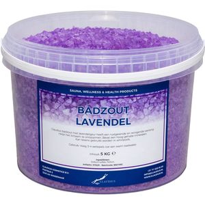 Badzout Lavendel 10 KG (transparante emmer)