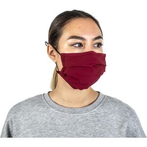 Mr. Facy Mondkapje Mondmasker Facemask Flat Burgundy Rood