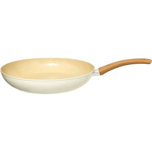 5Five Koekenpan Harmony - Alle warmtebronnen - Beige - Dia 30 cm - handvat bakeliet - aluminium