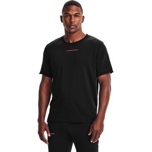 Under Armour Rival Terry AMP SS CREW-BLK - Maat MD