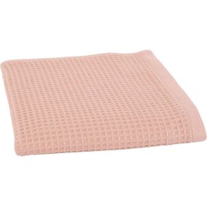 Clarysse Wafel Handdoek Suzy 55x105cm-Vieuxrose