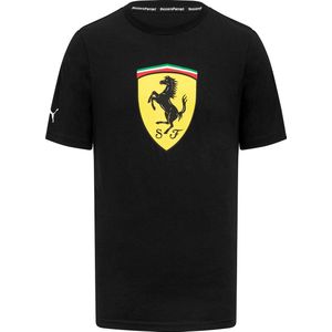 Ferrari Large Logo Shirt Zwart 2024 XL
