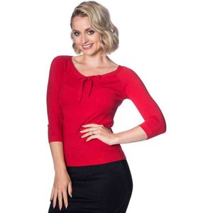 Dancing Days - PRETTY ILLUSION Longsleeve top - L - Rood