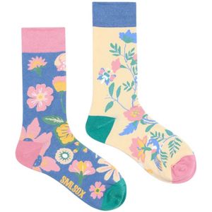 Bloemen Sokken - maat 38-45 - Katoen - Mismatched Sokken