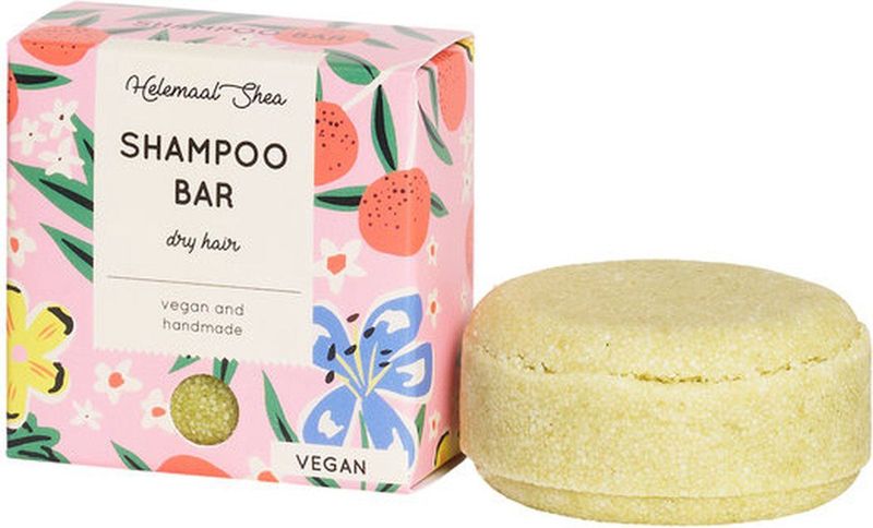 HelemaalShea - Shampoo Bar - Droog Haar - Murumuru Boter - Aloe Vera - Shea Boter