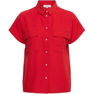 Andco Woman - NURI - Blouse - Stone Red - Polyester - Mouwloos