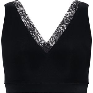 Chantelle Bralette kanten top met vulling - Soft Stretch - XL - Zwart.