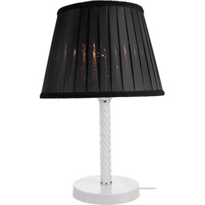 Tafellamp bureaulamp Kilbride E27 wit en zwart