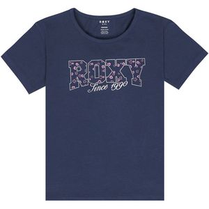 Roxy - Lily Night - T-shirt - Vintage Blue - Korte Mouwen voor Meisjes 4-16
