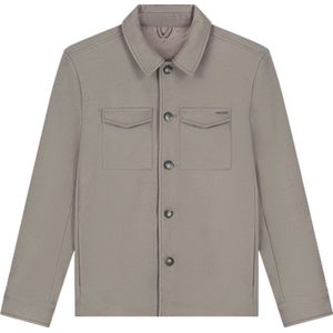 Malelions Wool Shacket - Mulch Brown XS