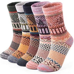Thermische Damessokken 5 Paar Warm En Comfortabel Voor Maat EU 36-41