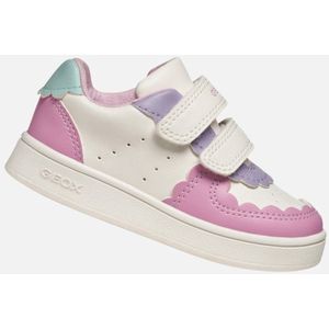 Geox - Eclyper - Tennisschoenen - Wit en Lichtgeel