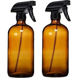 Spuitflessen 2 stuks 500 ml - brouwen, planten, bloemen, reiniging, irrigatie, gezichtsverzorging, haarverzorging - draagbaar en herbruikbaar
