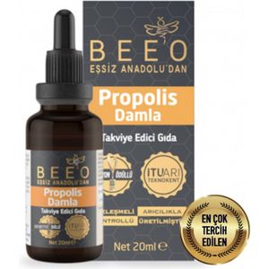 Beeo Puur Propolis Damla Grote Bron van Antioxidanten - Natuurlijke Ondersteuning van het Immuunsysteem 20 ml