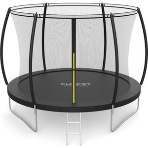 Trampoline met net - 312 cm - 10 FT - zwart - tot 120 kg