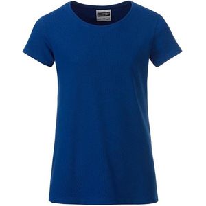 James and Nicholson Meisjes Basic T-Shirt (Donker koningsblauw)