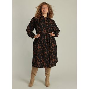 YEST CURVE Graciela One pieces - Warm Taupe/Multi-C - maat 1(48)