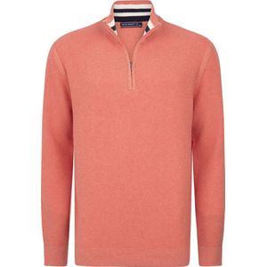 Felix Hardy Gebreid Trui - Sweater 100% Katoen - Coltrui Heren Granaatappel - M