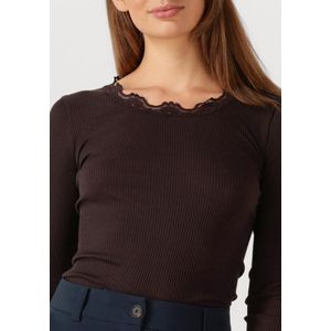 Rosemunde - Babette Silk - T-shirt - Bruin