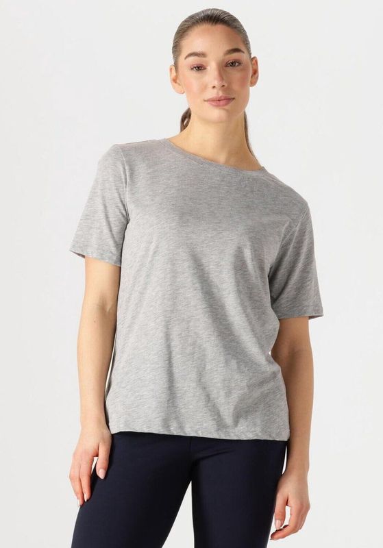 CC Heart Regular Shirt Tops & T-shirts Dames - Shirt - Lichtgrijs - Maat XS