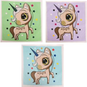 Zakdoeken - Unicorn - Kinderzakdoeken - 12 stuks - 28x28 cm