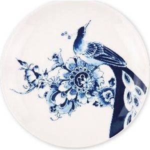 ROYAL DELFT - Peacock Symphony - Dessertbord Coupe 21,5cm