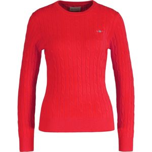 GANT Gebreide trui STRETCH COTTON CABLE C-NECK