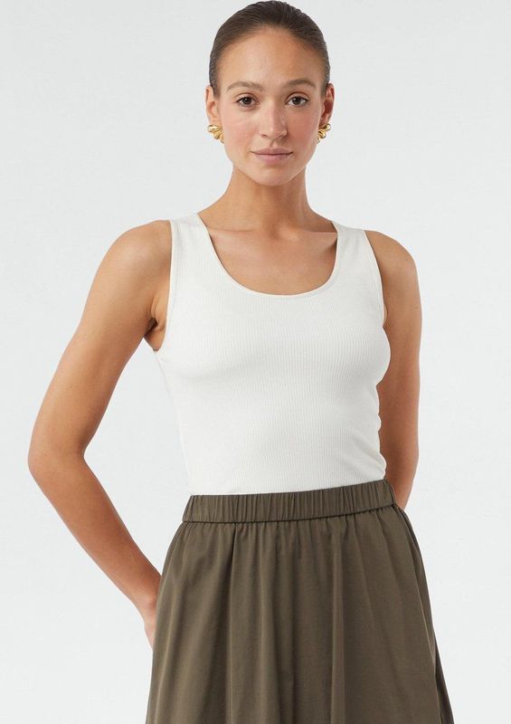 comma - T-Shirt - Slim-fit - Mouwloos