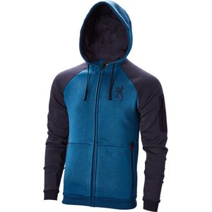 BROWNING Trui - Heren - Snapshot - Met warme pocket - Sweater, hoodie met capuchon - Blauw - XL