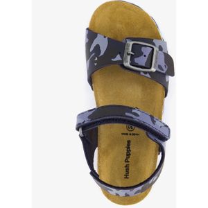 Hush Puppies kinder bio sandalen blauw camouflage - Maat 28