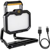 LED's Work - LED Bouwlamp - Oplaadbaar - 2000 Lumen - Draadloos op Accu - Stof- en Waterdicht