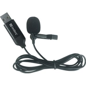 Sandberg Streamer USB Clip Microphone