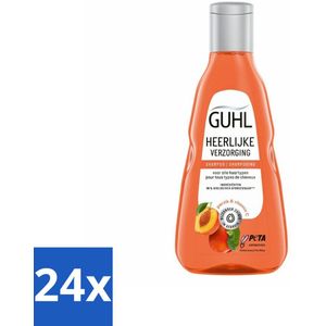 24 x Guhl - Shampoo - Heerlijke Verzorging - 250 ml - Haarverzorging - Shampoo - Guhl - Conditioner - Glanzend Haar