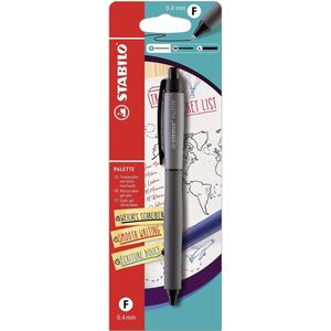 STABILO Palette Gel Roller Pen 0,4 mm - Zwart - 1 Stuk